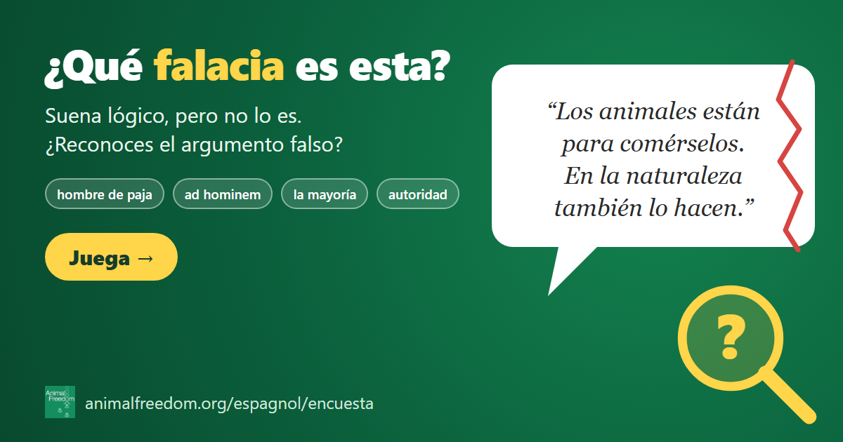 ¿Qué falacia es esta? Juega