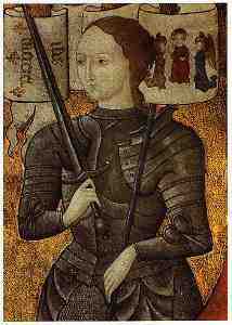Joan of Arc with sword