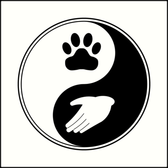 yin and yang, man and animal
